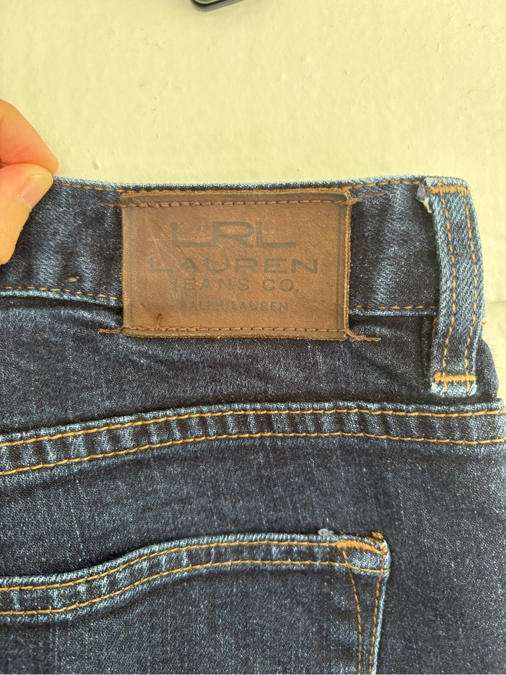 Ralph Lauren Women’s Dark Wash Bootcut Jeans Size 10 Stretch Denim Western - Picture 7 of 8